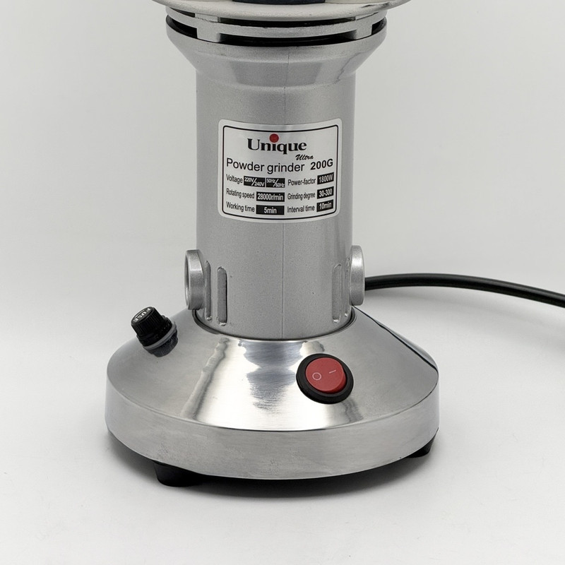 آسیاب صنعتی 200 گرمی یونیک مکس مدل UA-6002