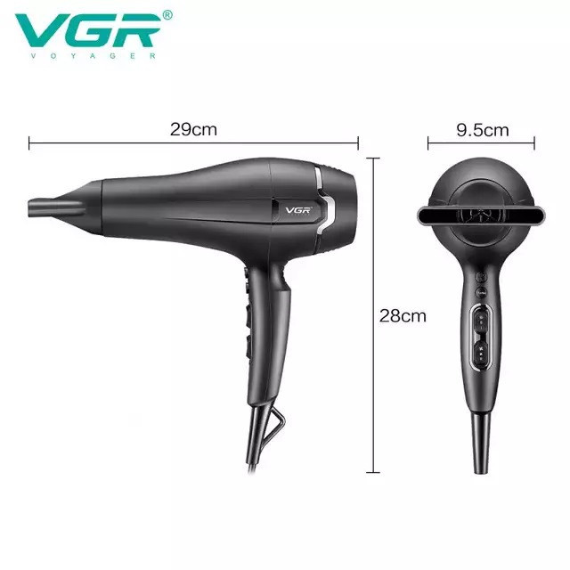 سشوار حرفهای 2400 وات وی جی ار مدل V-450