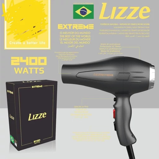 سشوار LIZZ حرفه ای لیز 2400 وات اصلی مدل EXTREME