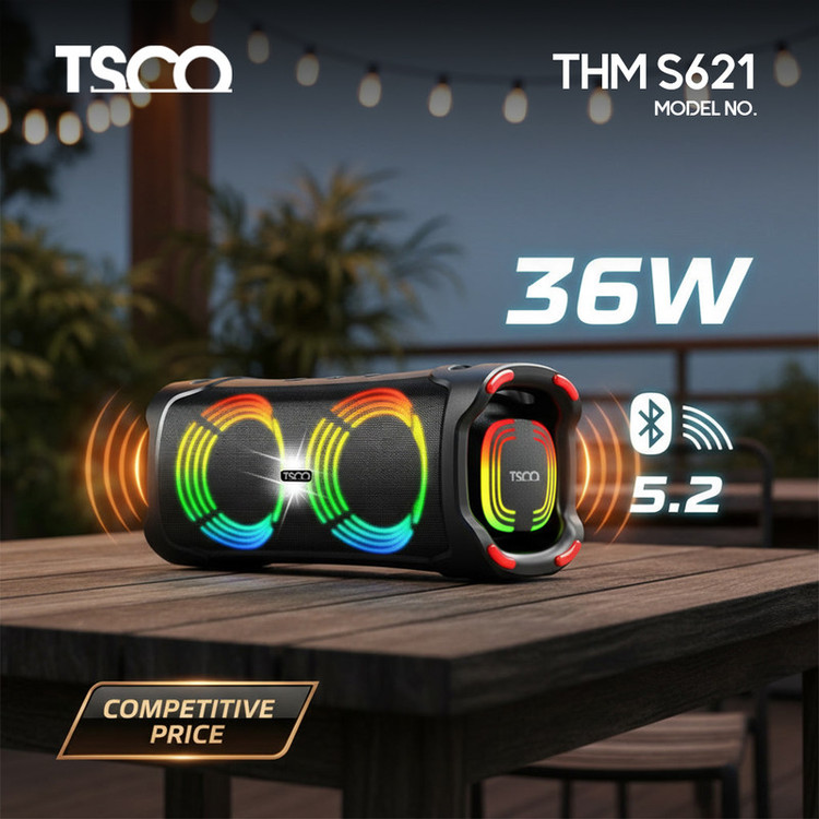 اسپیکر بلوتوثی قابل حمل تسکو مدل THM S621